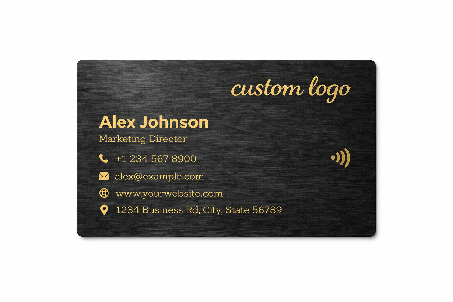 Steel NFC Card - Personal Solution