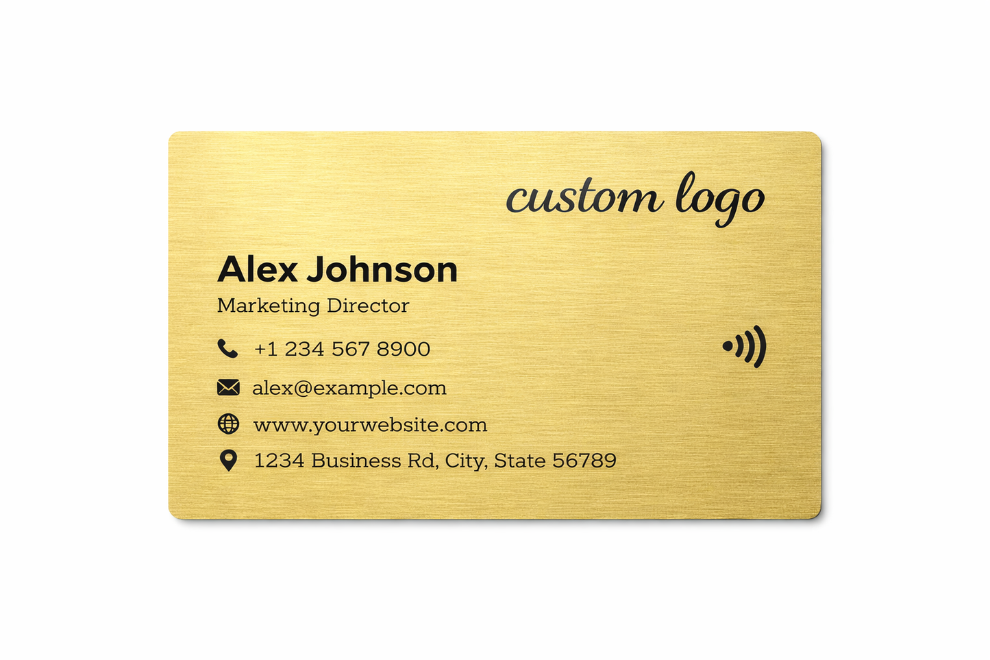 Steel NFC Card - Personal Solution