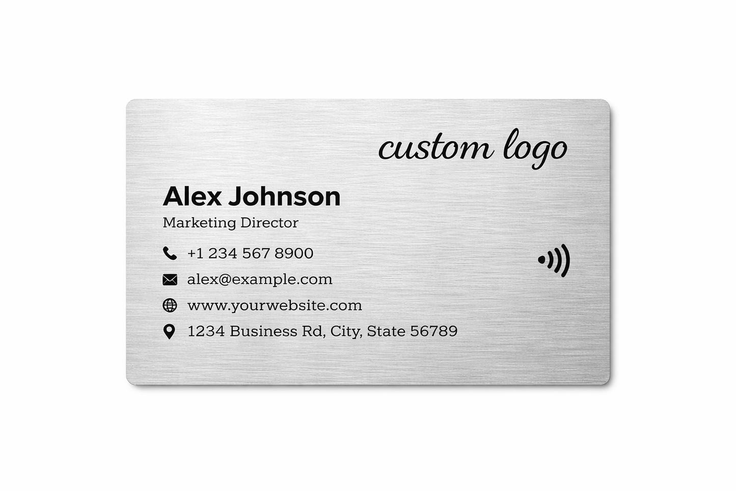 Steel NFC Card - Personal Solution